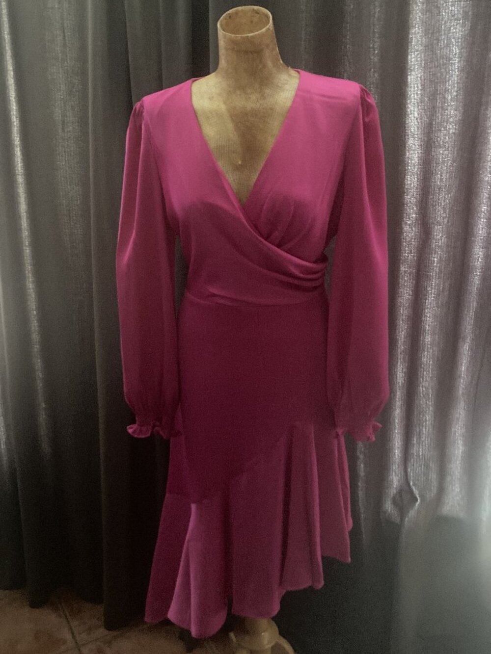 DKNY Magenta Dress